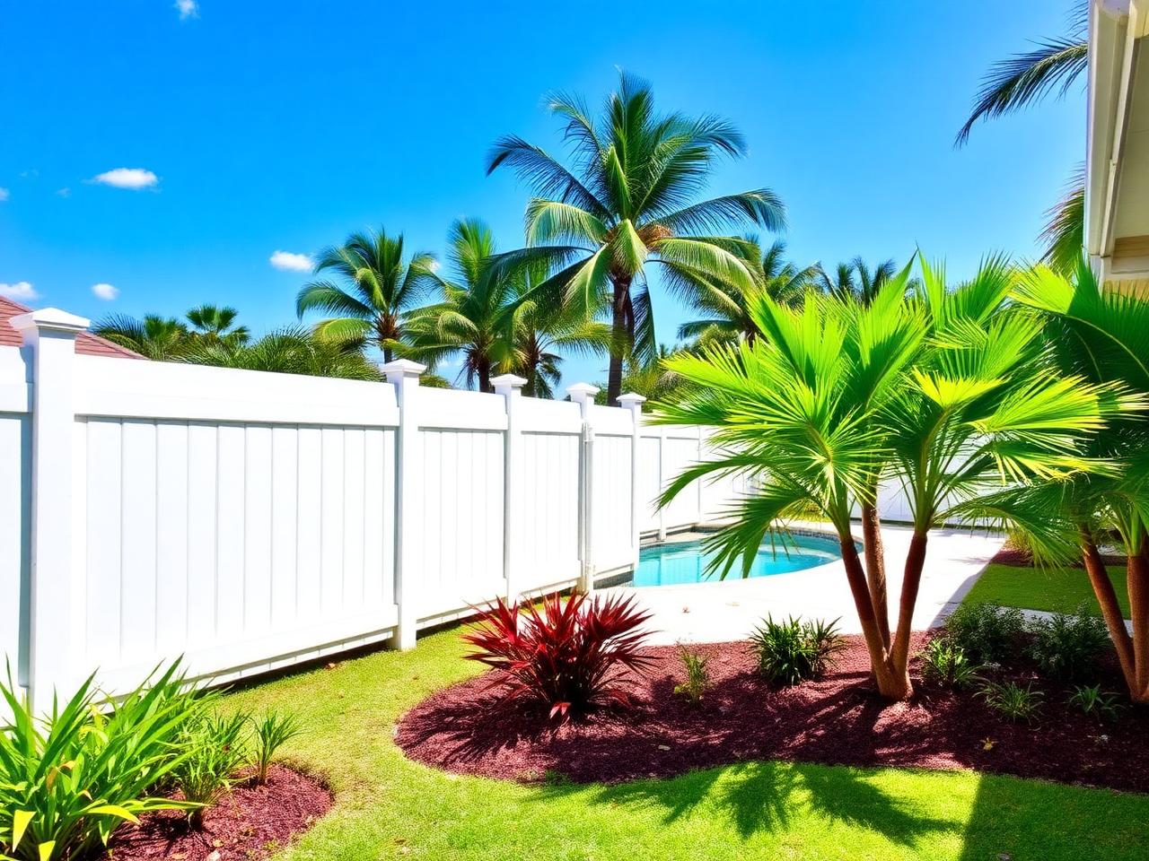 PVC Privacy Fence